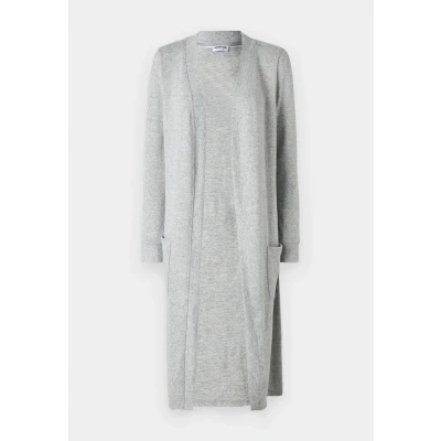 Image of Noisy May Nmcity LONG Cardigan Cardigan, Women&#039;s, Size: 8, Light grey melange