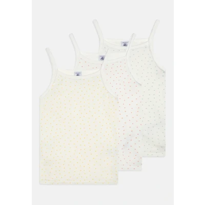 Image of Petit Bateau KIDS Chemises 3 PACK Undershirt multicoloured for kids, Size: 12y, Multi coloured