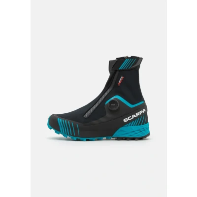 Image of Scarpa Ribelle RUN Kalibra Unisex Trail running shoes, Size: 9 1/3, Black/azure Textile/synthetics