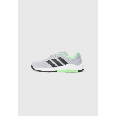 Image of adidas Performance Dropset BASE Training shoe Halo silvercoloured/lime burst/core black, Men&#039;s, Size: 6, silver/coloured/lime black