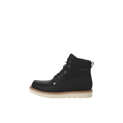 Image of Jack &amp; Jones Jfwarchway BOOT Laceup ankle boots, Men&#039;s, Size: 6, Anthracite High quality imitation leather