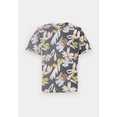 Image of Jack &amp; Jones Premium Jorvarenna TEE CREW NECK Print Tshirt, Men&#039;s, Size: Large, Iron gate