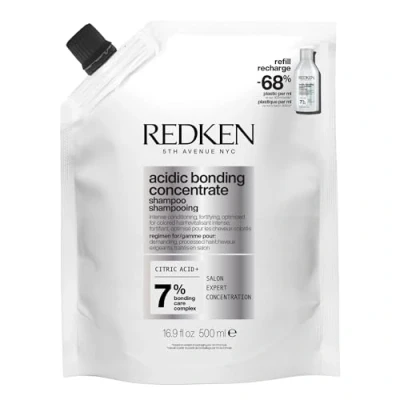 Image of Redken Nourishing Hair Shampoo with Intensive Protection Against Colour Loss, Concentrated All In One Formula, Acidic Bonding Concentrate Shampoo, 1 x 500 ml Refill Pack