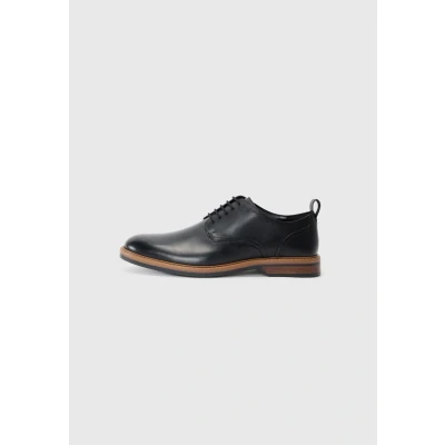 Image of Clarks Aldwin Smart laceups, Men&#039;s, Size: 9.5, Black Leather