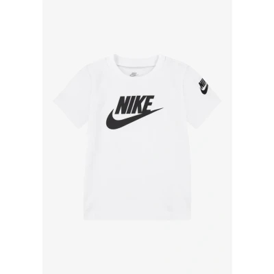 Image of Nike Sportswear Futura Evergreen TEE Unisex Print Tshirt for kids, Size: 3 4y, White