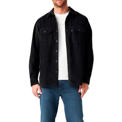 Image of Levi&#039;s Jackson Worker Shirt, Men&#039;s, Size: XL, Jet black