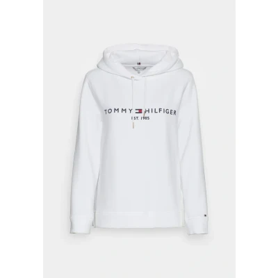 Image of Tommy Hilfiger Hoodie Sweatshirt, Women&#039;s, Size: XS, White