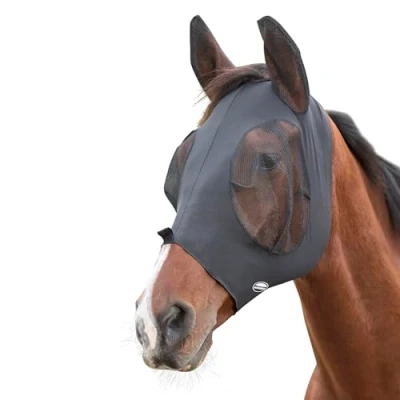 Image of Weatherbeeta Deluxe Stretch Bug Eye Saver with ears