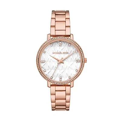 Image of Michael Kors Pyper Watch Rose goldcoloured, Women&#039;s, Size: One Size, gold coloured