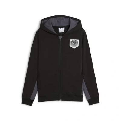 Image of PUMA Boy&#039;s Active Sports Graphic Hoodie Full zip Tr B Sweat Jackets (pack of 1)