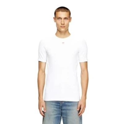 Image of Diesel Ribber Basic Tshirt, Size: XL, White