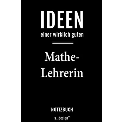 Image of Notizbuch für Mathe Lehrer/Mathe Lehrerin: Originelle Geschenk Idee [120 Seiten gepunktet Punkte Raster blanko Papier]