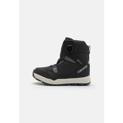 Image of Viking ESPO Reflex WARM GTX BOA Unisex Winter boots for kids, Size: 7.5, Black Textile/synthetics