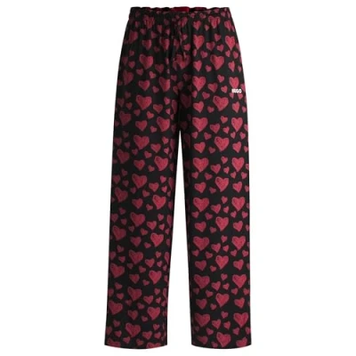 Image of HUGO Pyjama bottoms Open red, Women&#039;s, Size: Large, red