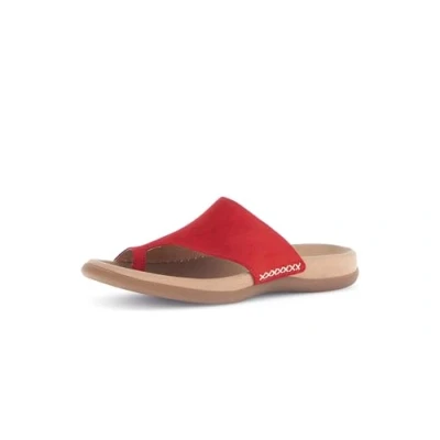 Image of Gabor Tbar sandals, Women&#039;s, Size: 9.5, Fire Suede