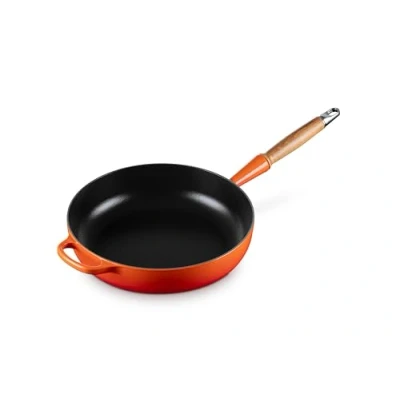 Image of Le Creuset Skillet Signature Volcanic ø 28 cm / 3.6 Liter enamelled non stick coating