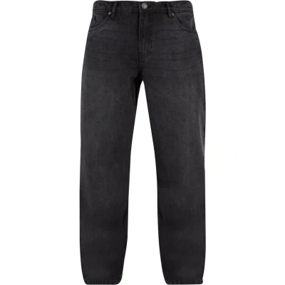 Image of Urban Classics Heavy Ounce Straight leg jeans, Men&#039;s, Size: 34, Black washed