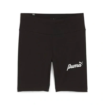 Image of PUMA Unisex Ess+ Blossom 7&quot; Script Short Tights Knitted Shorts