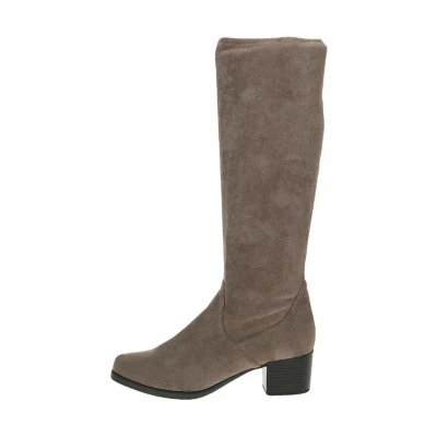 Image of CAPRICE Damen Hohe Stiefel mit Absatz Kniehoch Vegan, Braun (Cafe Stretch), 38 EU