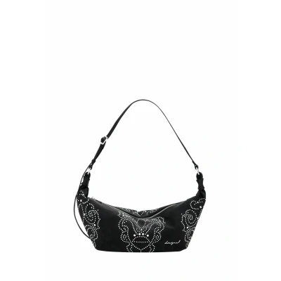 Image of Desigual Small Studded Handbag, Women&#039;s, Size: One Size, Black
