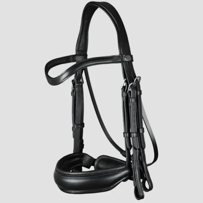 Image of Dyon Double Bridle Patent noseband
