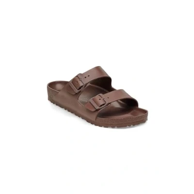 Image of Birkenstock Arizona Narrow Unisex Slippers, Size: 7.5, Roast Synthetics