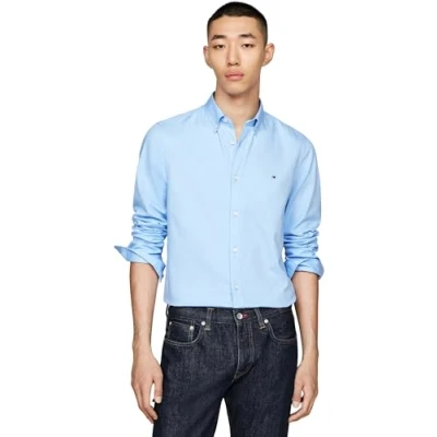Image of Tommy Hilfiger FLEX Shirt Shirt, Men&#039;s, Size: Small, Vessel blue