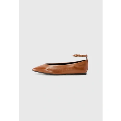 Image of Tamaris Women&#039;s 1 22161 45 Ballet Flats, Cognac, 8 UK
