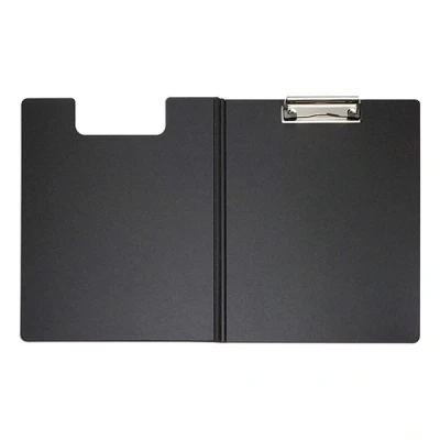 Image of Klemmbrett MAULflexx, Durable A4 Writing Tablet, Retractable Hanging Loop. Clipboard Folder 4 Schreibmappe Black