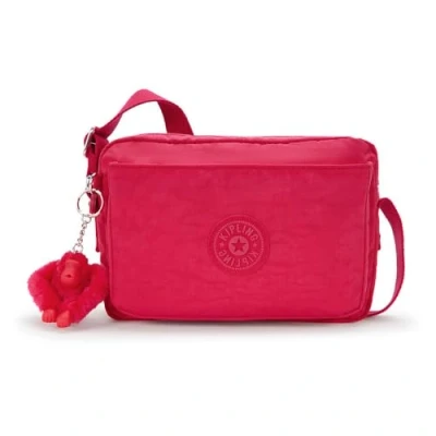 Image of Kipling Abanu M Across body bag, Size: One Size, Confetti pink