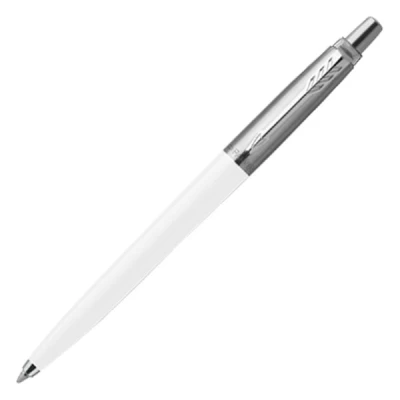 Image of Parker Jotter Originals Ballpoint Pen Classic White Finish Medium Point Blue Ink