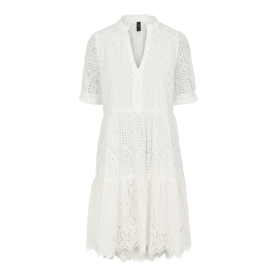 Image of YAS Yasholi Dress Day dress, Women&#039;s, Size: Large, Star white