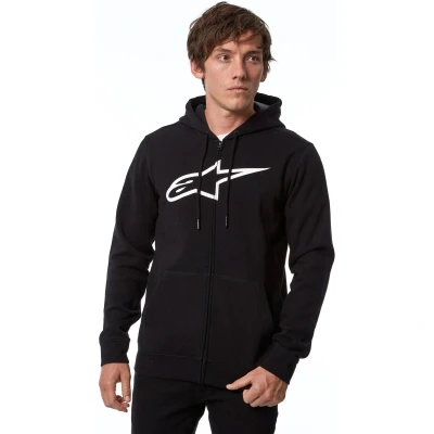 Image of Alpinestars, Ageless Ii Fleece, Hoodie, Black/White, Xl, Man