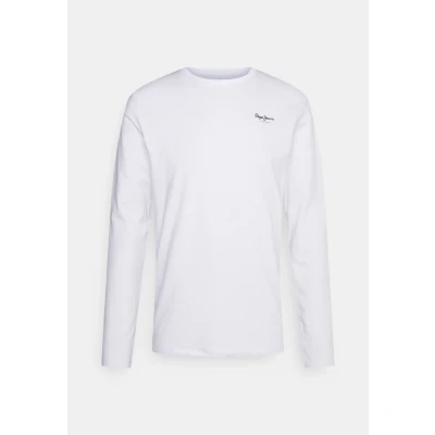 Image of Pepe Jeans Original Basic Long sleeved top, Men&#039;s, Size: XS, White