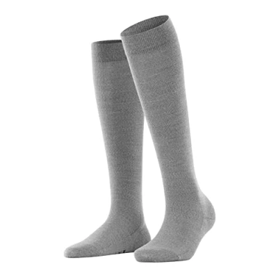 Image of Falke Softmerino Kneehigh warm Knee high socks, Women&#039;s, Size: 2.5/3.5, Light grey