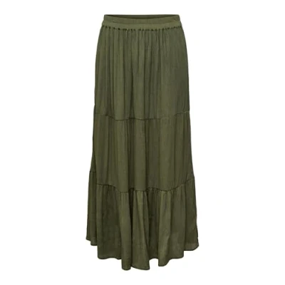 Image of ONLY Women&#039;s Onlmikka Life Long Skirt Wvn Noos, Green, XS