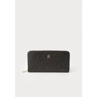 Image of Tommy Hilfiger ICON MONO EMBO Wallet, Women&#039;s, Size: One Size, Black