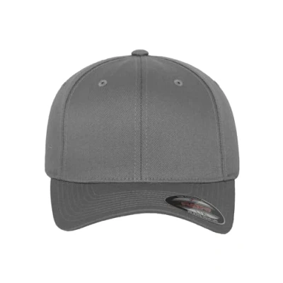 Image of Flexfit Wooly Combed Cap, Men&#039;s, Size: One Size, Grey