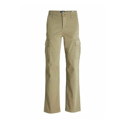 Image of JACK &amp; JONES Boy&#039;s Jpstkane Jjharlow Cargo Noos Jnr Pants, Beige, 152