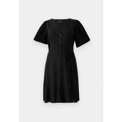 Image of Vero Moda ALBA Short Shirt dress, Women&#039;s, Size: XS, Black