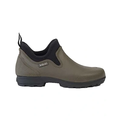Image of Aigle Men&#039;s Lessfor Plus M2 Clog, Khaki, 9.5 UK