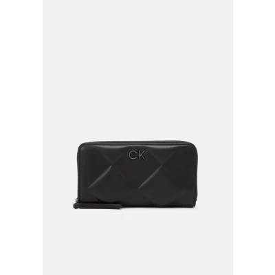 Image of Calvin Klein LOCK Quilt Wallet Wallet, Women&#039;s, Size: One Size, Black