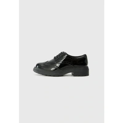 Image of Clarks Orinoco Derby Laceups, Women&#039;s, Size: 3.5, Black Leather