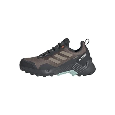 Image of adidas Women&#039;s Eastrail 2.0 Rain.rdy Hiking Shoes, Earth Strata Blanch Cargo Semi Flash Aqua, 9.5 UK