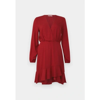 Image of Pepe Jeans Kendall Day dress, Women&#039;s, Size: XS, Burnt red