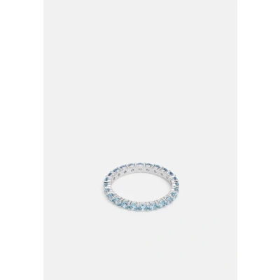 Image of Swarovski Matrix Ring, Women&#039;s, Size: O, Blue