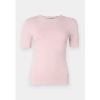Image of Tommy Hilfiger Print Tshirt, Women&#039;s, Size: Small, Foggy pink