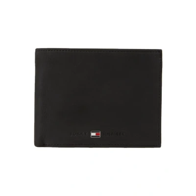 Image of Tommy Hilfiger Men Johnson Wallet with Coin Compartment, Black (Black), One Size