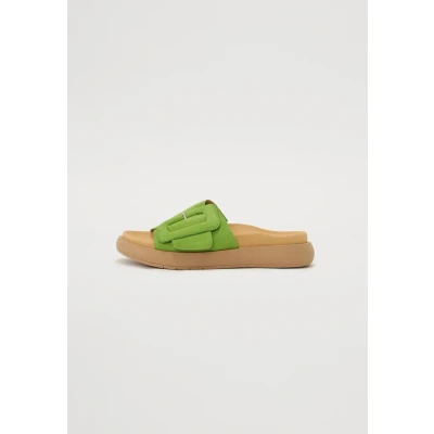 Image of Gabor Slippers, Women&#039;s, Size: 3.5, Granny green Suede