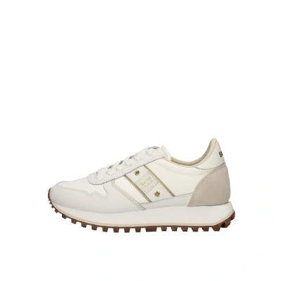 Image of Blauer Millen Trainers, Women&#039;s, Size: 3.5, White/cream Leather/nylon